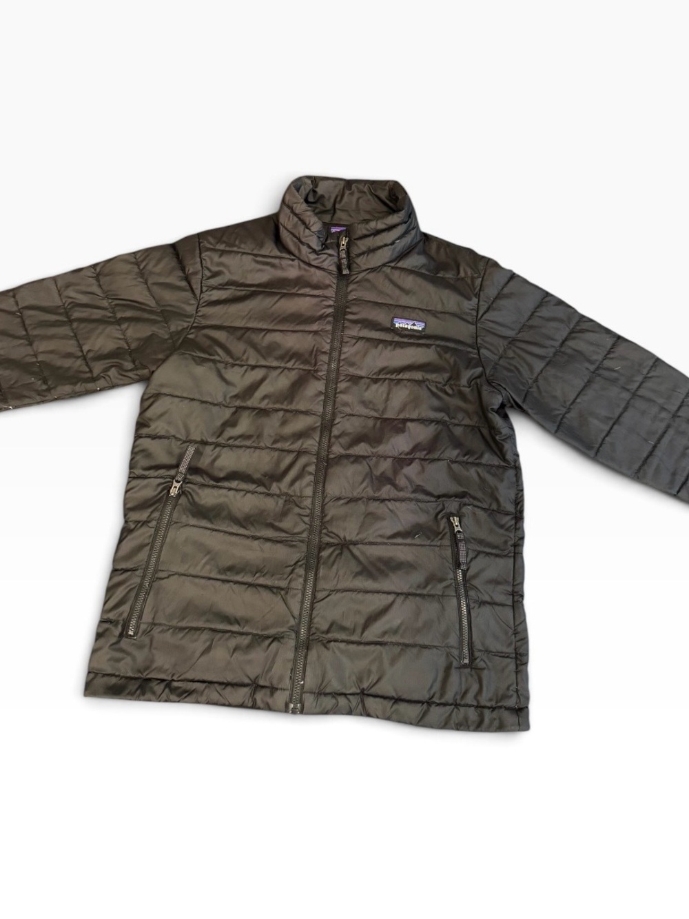 Patagonia Kids Black Quilted Lightweight Puffer Jacket